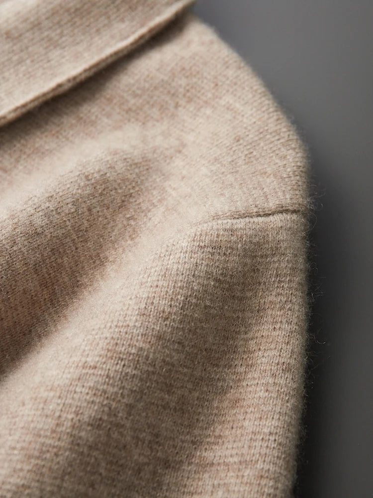 'Maglion Seconda' Second Version Zip Sweater for Autumn and Winter